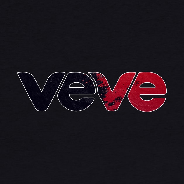 VeVe Logo Black, White & Red HQ Series Style by VeVe T-Shirts